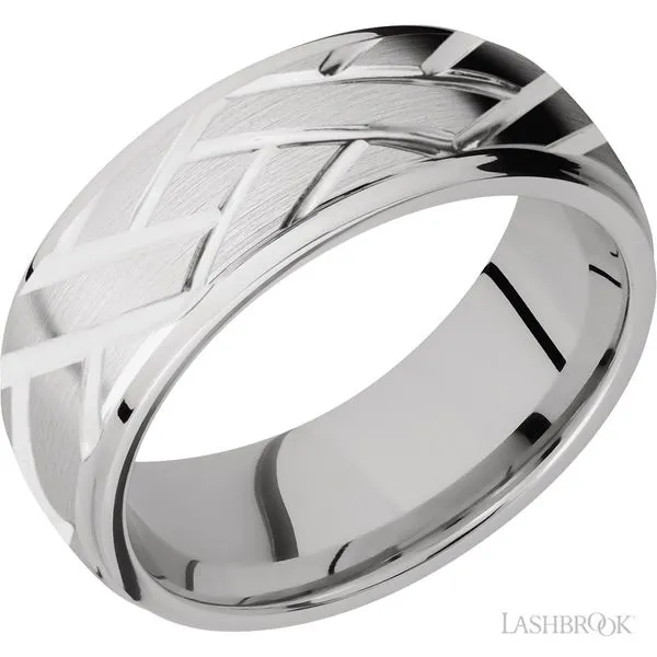 8mm White Gold Band Peter & Co. Jewelers Avon Lake, OH