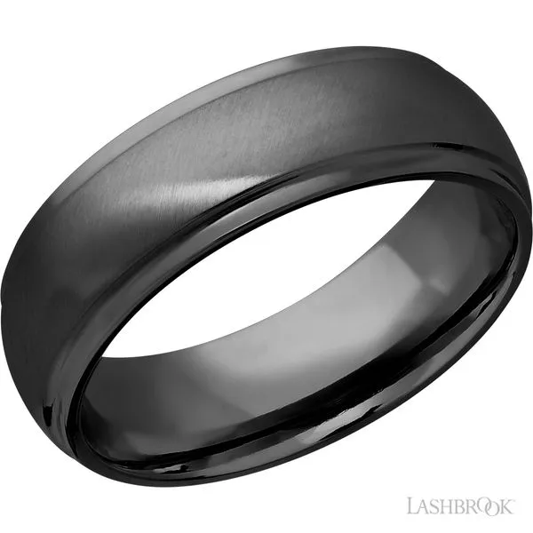 7mm Domed Zirconium Band Peter & Co. Jewelers Avon Lake, OH