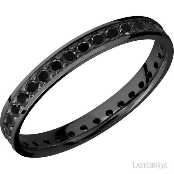 3mm Zirconium Black Diamond Band Peter & Co. Jewelers Avon Lake, OH