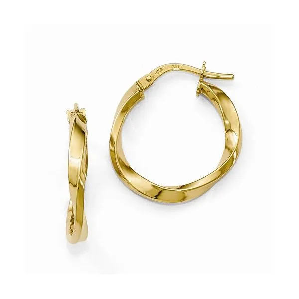 Twisted Hoop Earrings Peter & Co. Jewelers Avon Lake, OH