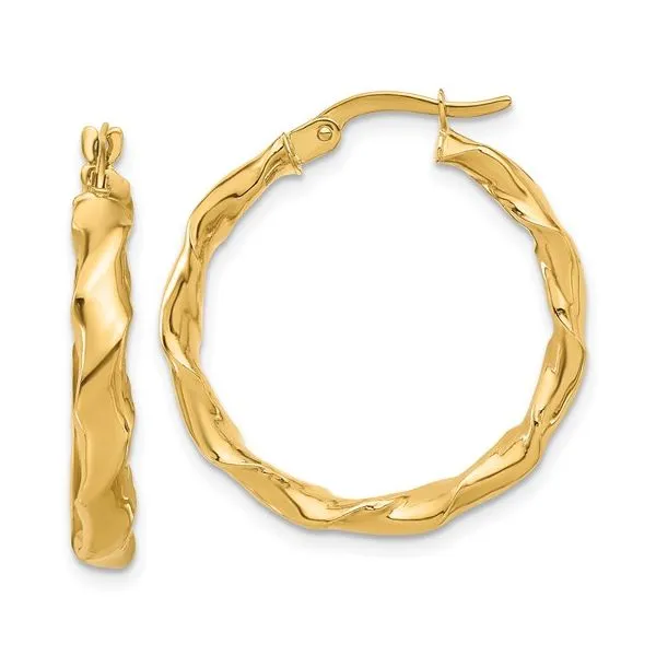 Twisted Hoop Earrings Peter & Co. Jewelers Avon Lake, OH