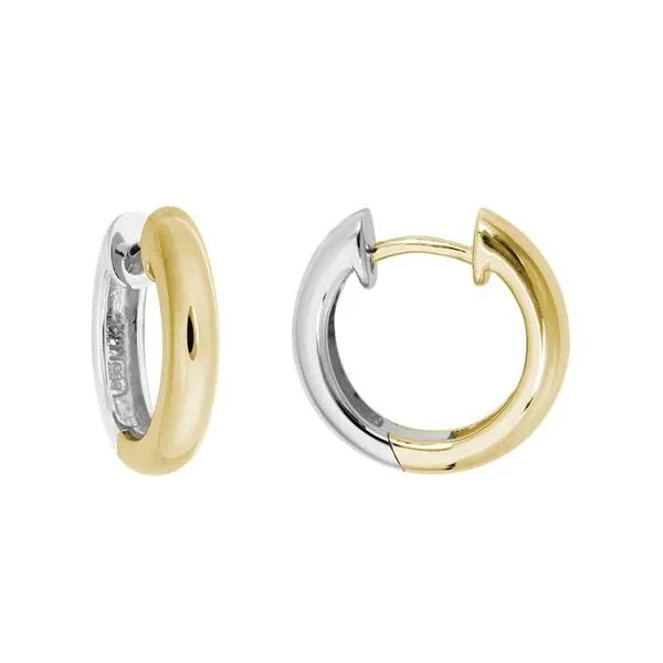 Two-Tone Hoop Earrings Peter & Co. Jewelers Avon Lake, OH