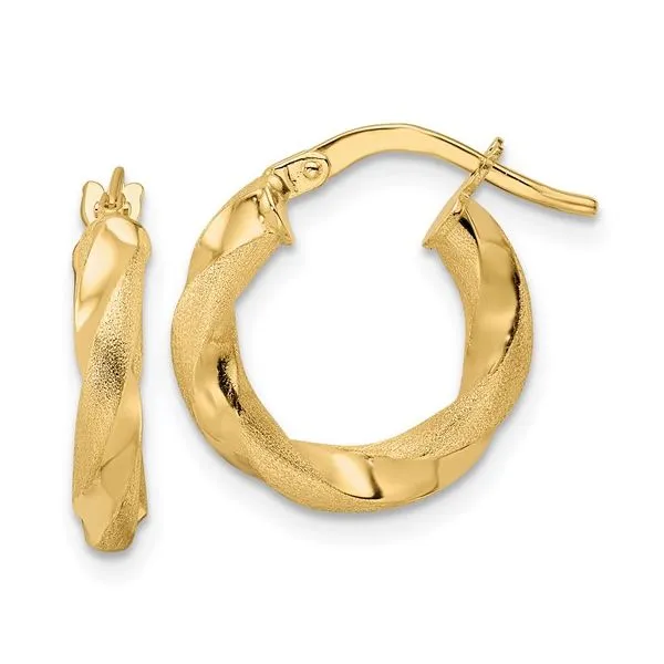 Twisted Hoop Earrings Peter & Co. Jewelers Avon Lake, OH