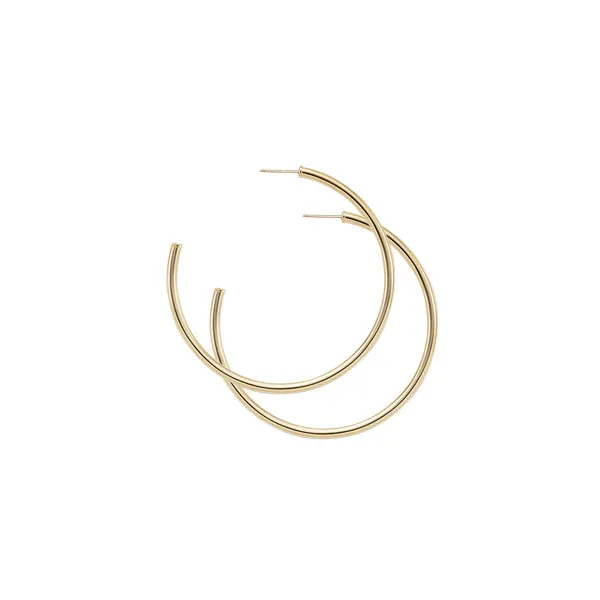 Yellow Gold Hoop Earrings Peter & Co. Jewelers Avon Lake, OH