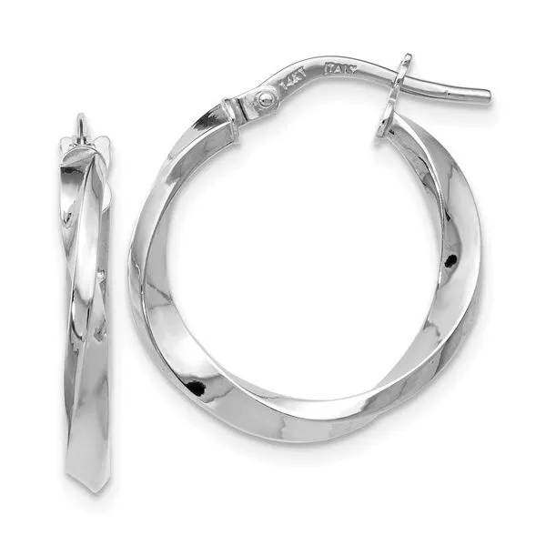 Twisted Hoop Earrings Peter & Co. Jewelers Avon Lake, OH