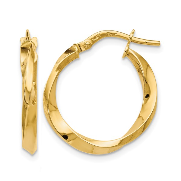 Twisted Hoop Earrings Peter & Co. Jewelers Avon Lake, OH