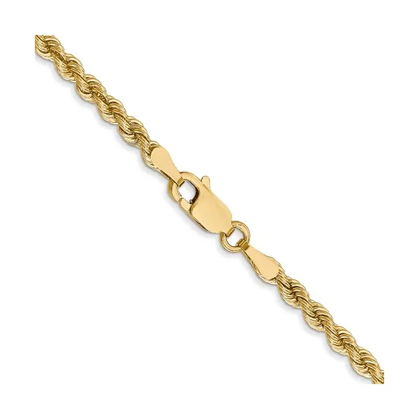 2.75mm Yellow Gold Rope Chain Image 3 Peter & Co. Jewelers Avon Lake, OH