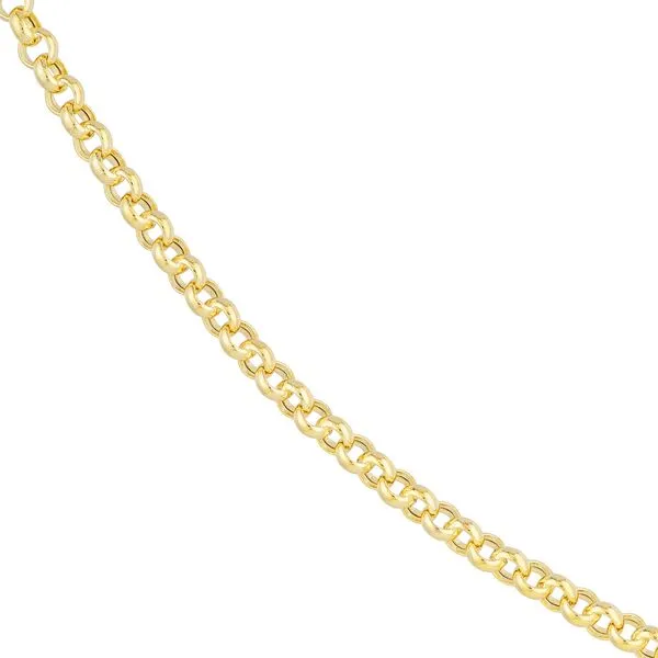 Yellow Gold Rolo Chain, 20