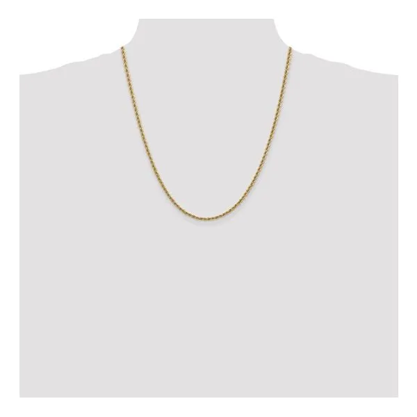 Solid Gold Rope Chain 22
