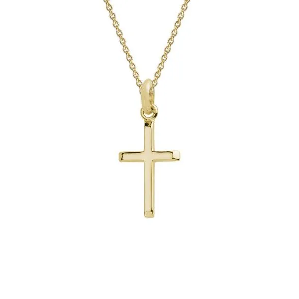 Gold Cross Necklace Peter & Co. Jewelers Avon Lake, OH