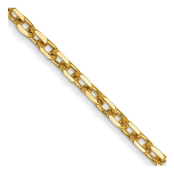 Diamond Cut Cable Link Chain, 22