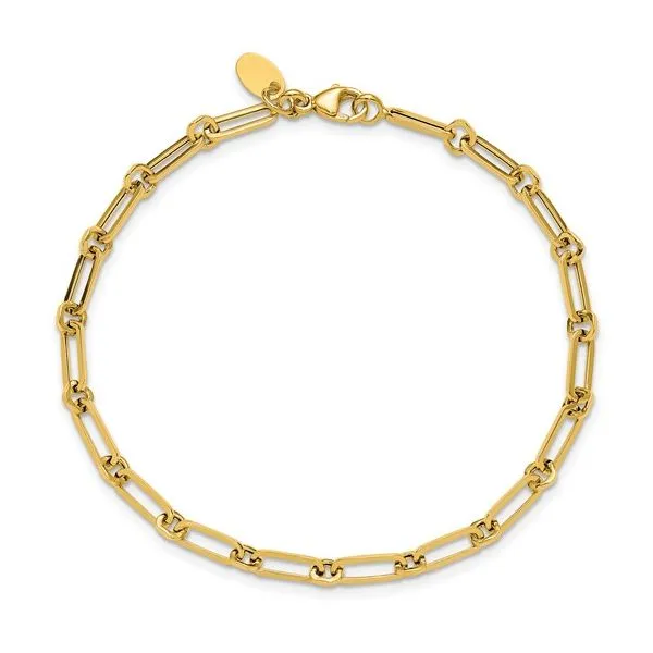 Fancy Paperclip Link Bracelet Peter & Co. Jewelers Avon Lake, OH