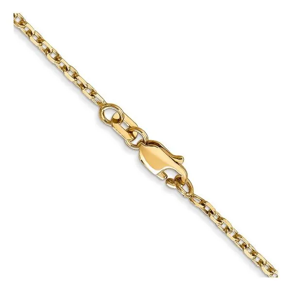 Diamond Cut Cable Link Chain, 22