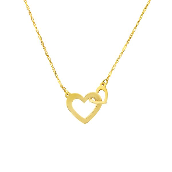 Interlocked Hearts Necklace Peter & Co. Jewelers Avon Lake, OH
