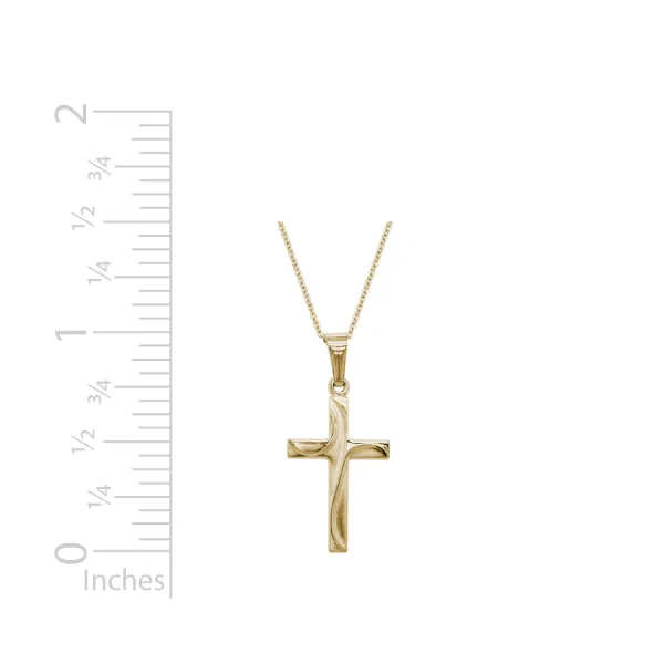Draped Cross Necklace Image 2 Peter & Co. Jewelers Avon Lake, OH
