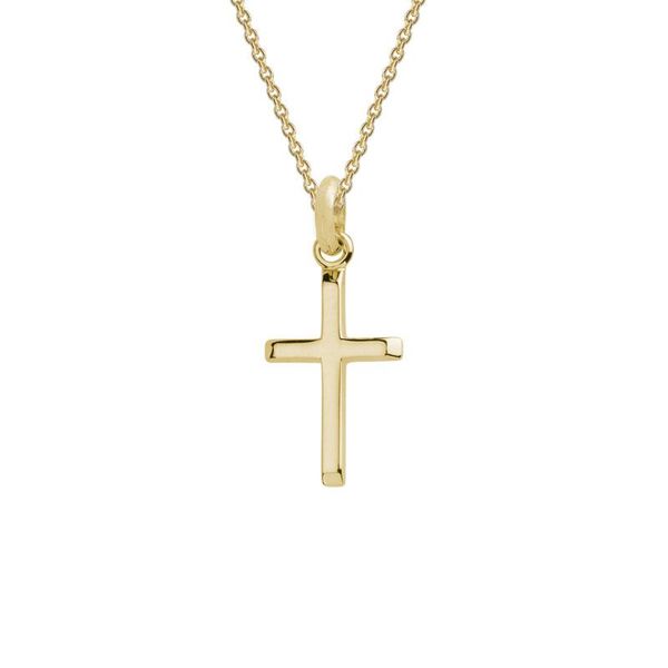 Gold Cross Necklace Peter & Co. Jewelers Avon Lake, OH