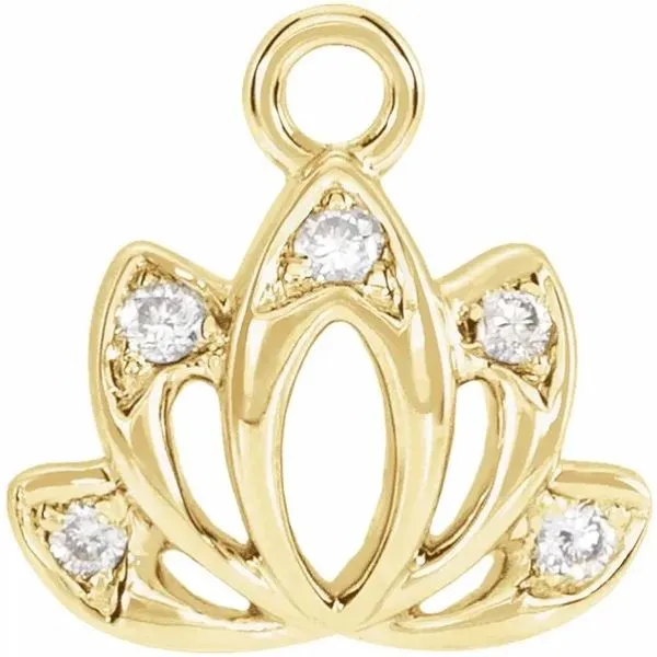 LINQ Gold Diamond Lotus Link Peter & Co. Jewelers Avon Lake, OH