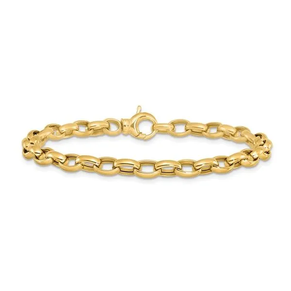 Polished Fancy Link Bracelet Image 3 Peter & Co. Jewelers Avon Lake, OH