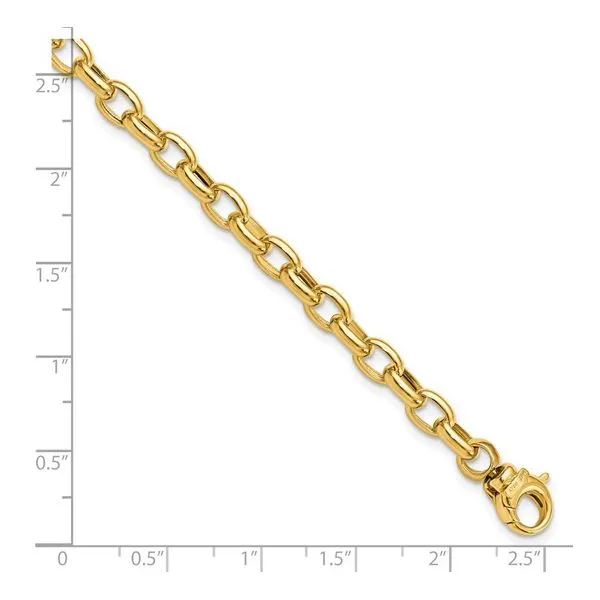Polished Fancy Link Bracelet Image 4 Peter & Co. Jewelers Avon Lake, OH