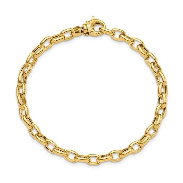 Polished Fancy Link Bracelet Peter & Co. Jewelers Avon Lake, OH