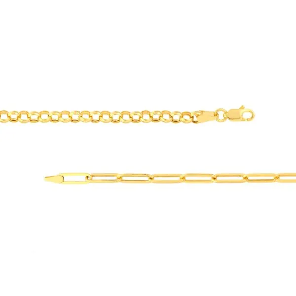 50/50 Paperclip + Rolo Chain Bracelet Image 3 Peter & Co. Jewelers Avon Lake, OH