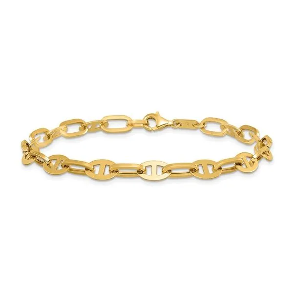 Fancy Link Bracelet Image 3 Peter & Co. Jewelers Avon Lake, OH