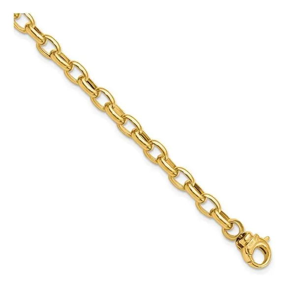 Polished Fancy Link Bracelet Image 2 Peter & Co. Jewelers Avon Lake, OH