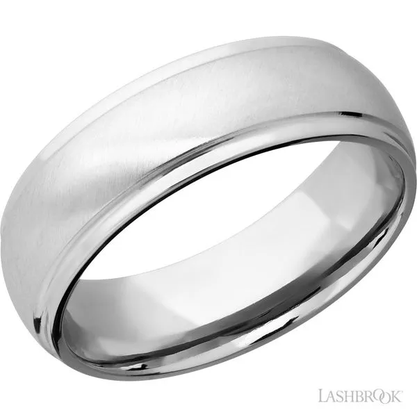 7mm Domed Platinum Satin Band Peter & Co. Jewelers Avon Lake, OH