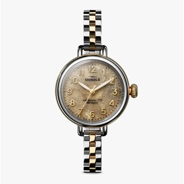 Shinola Birdy with Petoskey Stone, 34mm Peter & Co. Jewelers Avon Lake, OH