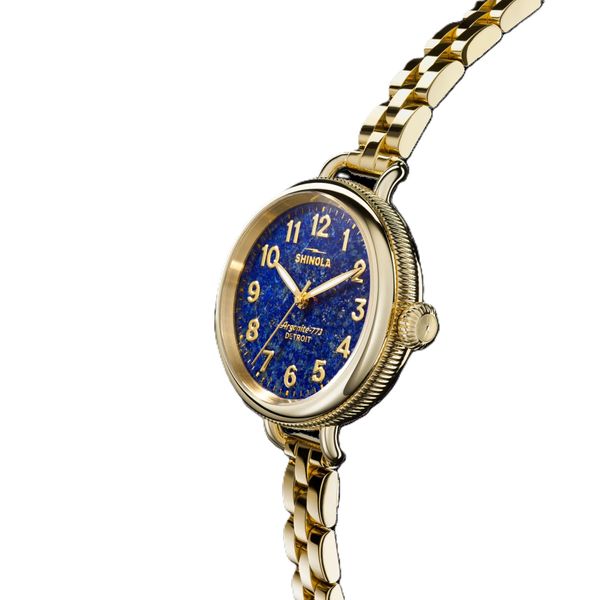 Shinola Birdy 34mm Lapis Image 2 Peter & Co. Jewelers Avon Lake, OH