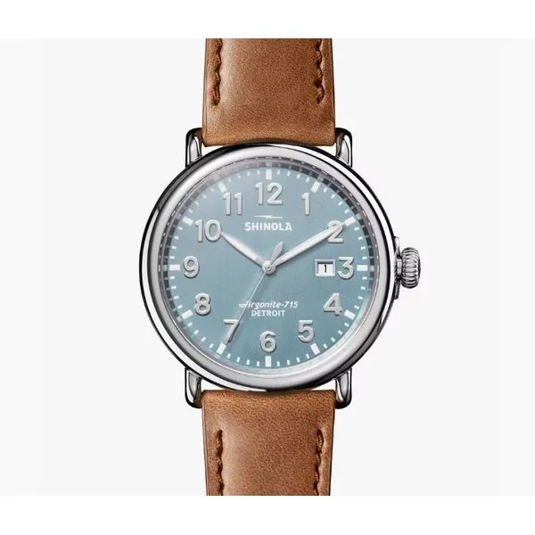 Shinola Runwell 47mm Stone Blue Peter & Co. Jewelers Avon Lake, OH