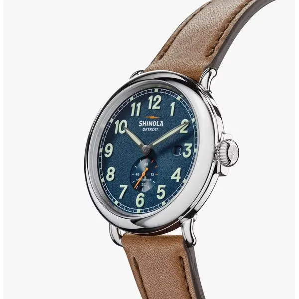 Shinola Runwell 45mm Midnight Blue Image 2 Peter & Co. Jewelers Avon Lake, OH