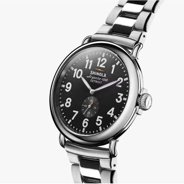 Shinola Runwell Sub Second 47mm Black Dial Image 2 Peter & Co. Jewelers Avon Lake, OH