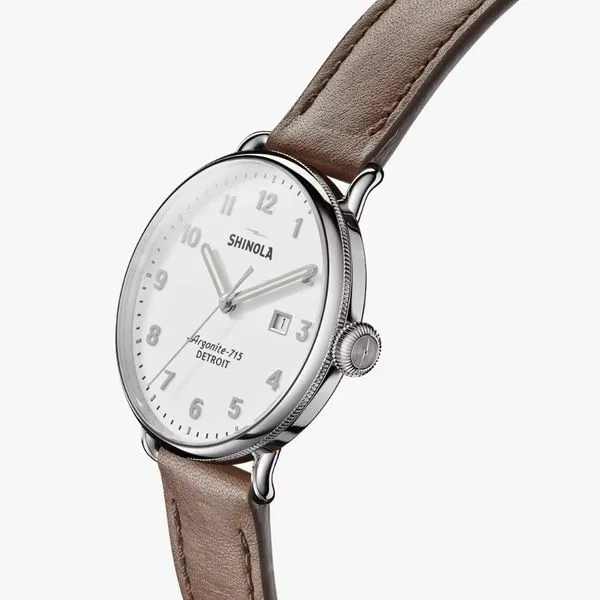 Shinola Canfield 3HD 43mm Alabaster Dial Image 2 Peter & Co. Jewelers Avon Lake, OH