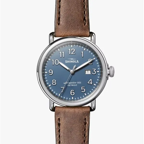Shinola Runwell 41mm Blue Peter & Co. Jewelers Avon Lake, OH