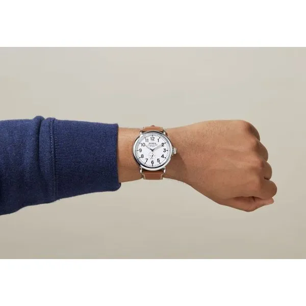 Shinola Runwell 41mm White Image 5 Peter & Co. Jewelers Avon Lake, OH