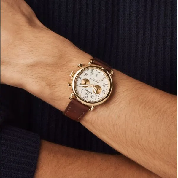 Shinola Runwell Chrono 41mm Ivory Image 5 Peter & Co. Jewelers Avon Lake, OH