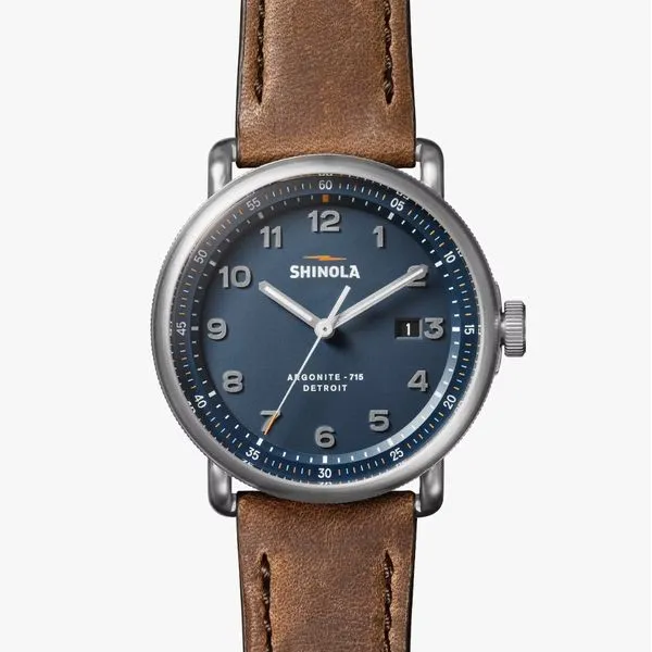 Shinola Canfield Model C56 43mm Blue Peter & Co. Jewelers Avon Lake, OH