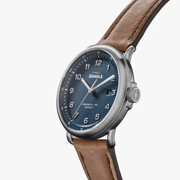 Shinola Canfield Model C56 43mm Blue Image 2 Peter & Co. Jewelers Avon Lake, OH