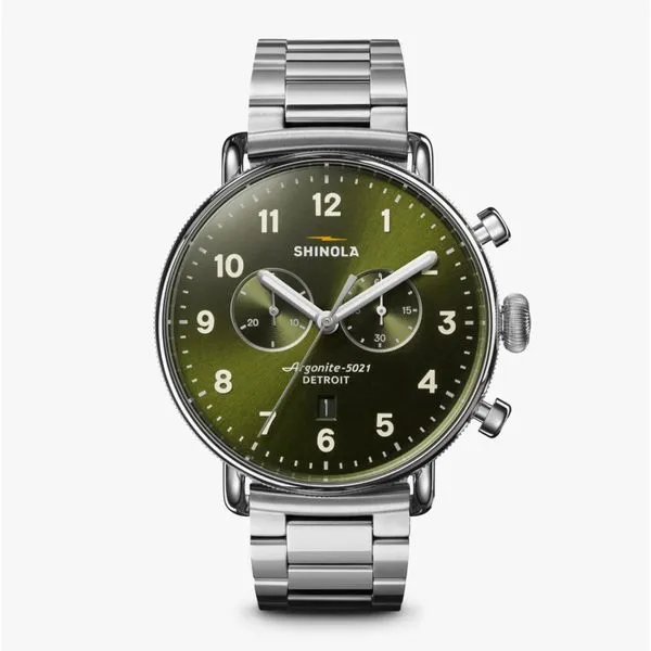 Shinola Canfield 2 Eye Chronograph 43mm Peter & Co. Jewelers Avon Lake, OH