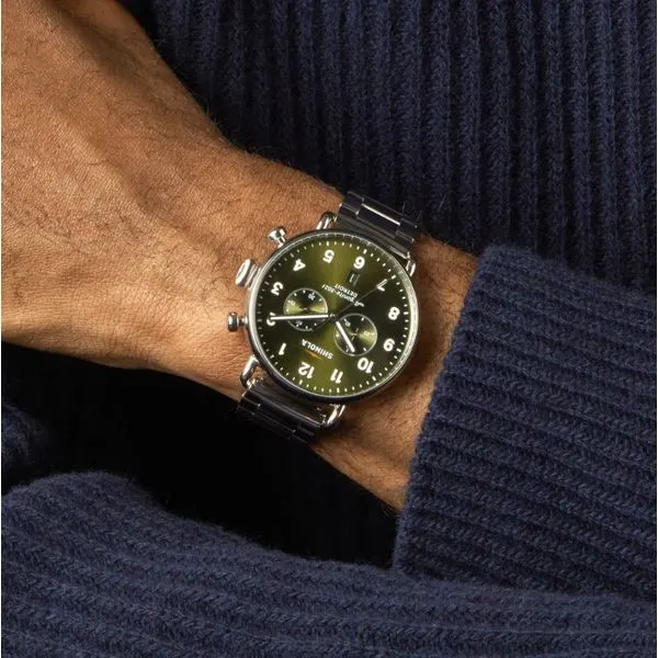 Shinola Canfield 2 Eye Chronograph 43mm Image 5 Peter & Co. Jewelers Avon Lake, OH