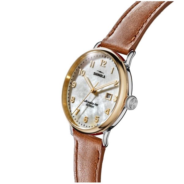 Shinola Canfield 3HD 38mm Mother Of Pearl Image 2 Peter & Co. Jewelers Avon Lake, OH
