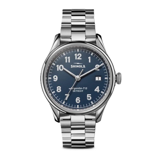 Shinola Vinton 38mm Midnight Blue Dial Peter & Co. Jewelers Avon Lake, OH