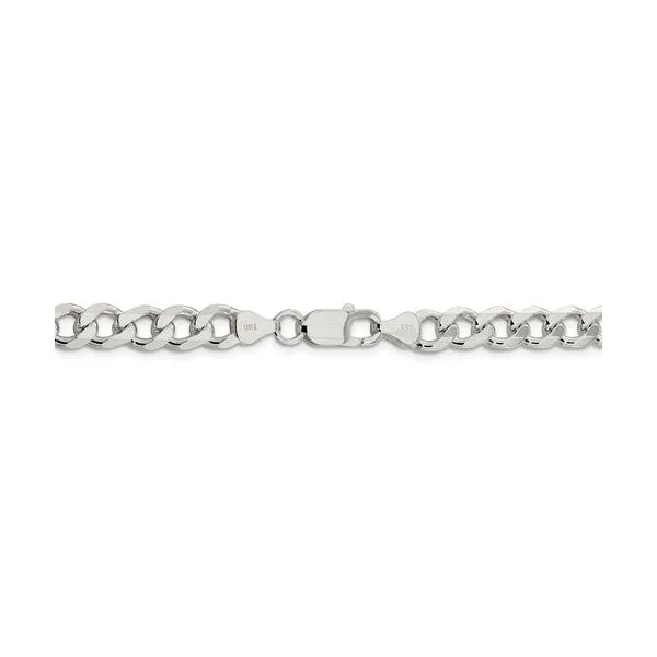Silver Curb Link Neckace Image 2 Peter & Co. Jewelers Avon Lake, OH