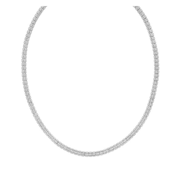 Silver Fancy Ice Chain- 18