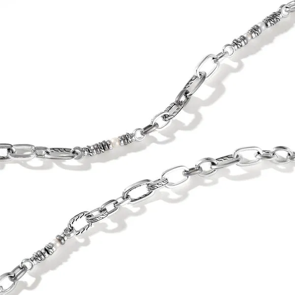 John Hardy Pearl Link Necklace Image 2 Peter & Co. Jewelers Avon Lake, OH
