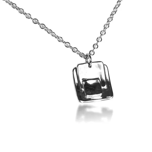 Layered Squares Necklace Peter & Co. Jewelers Avon Lake, OH