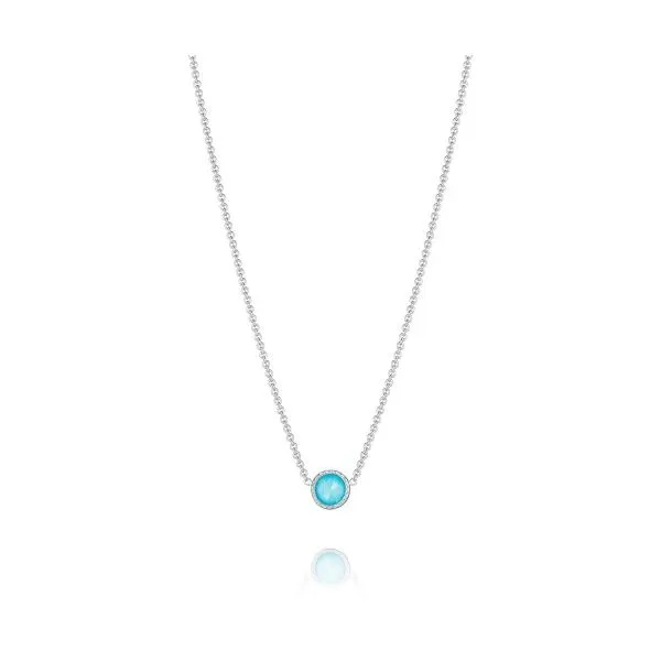 Tacori Petite Floating Bezel Necklace Peter & Co. Jewelers Avon Lake, OH