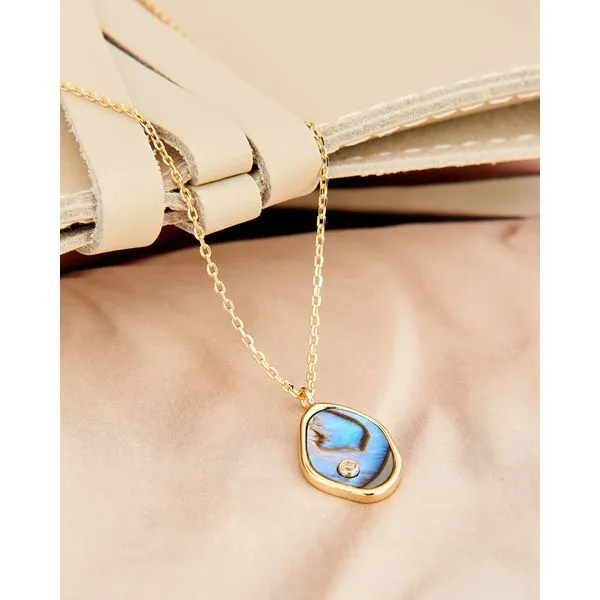 Ania Haie Tidal Abalone Necklace Image 2 Peter & Co. Jewelers Avon Lake, OH
