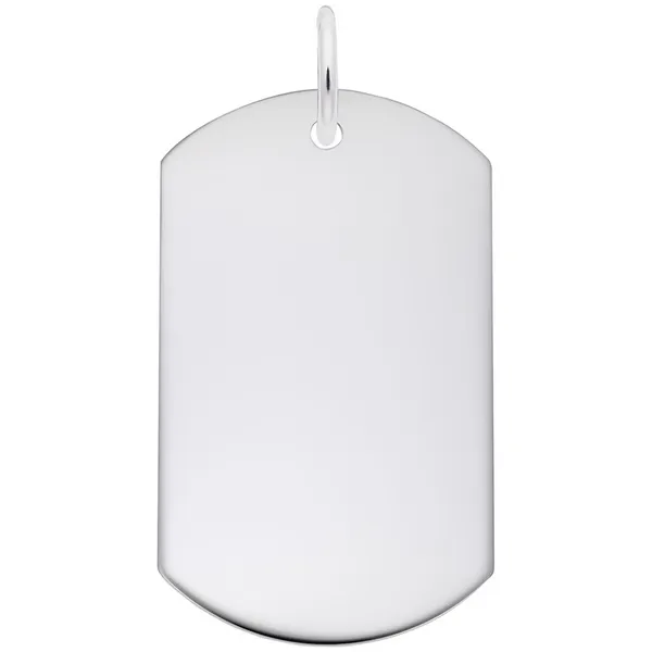 Engravable Silver ID Tag Peter & Co. Jewelers Avon Lake, OH